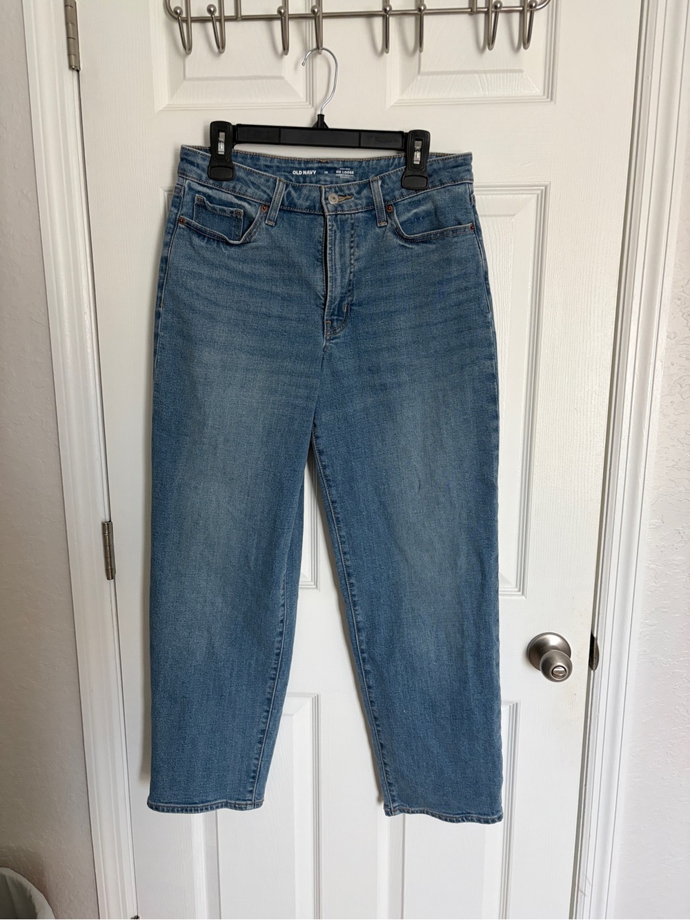 Old Navy Light Blue High-Rise Straight Jeans